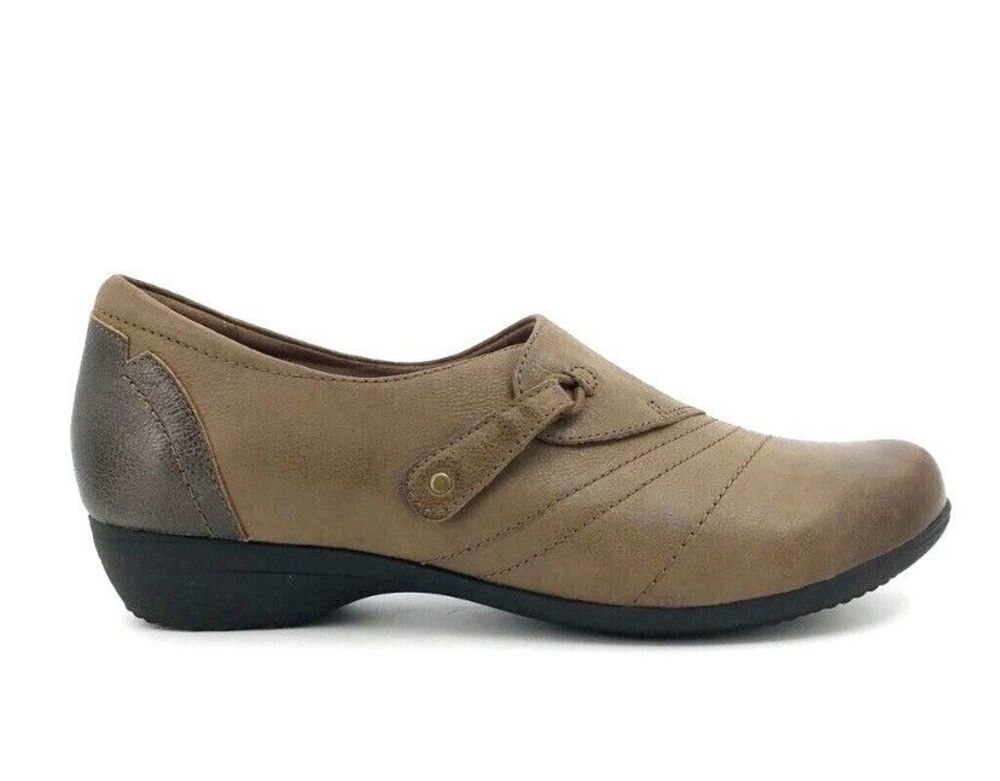 Dansko Taupe Leather Professional Comfort Clog Shoes Size 40 EU Or 9.5-10 US Wom